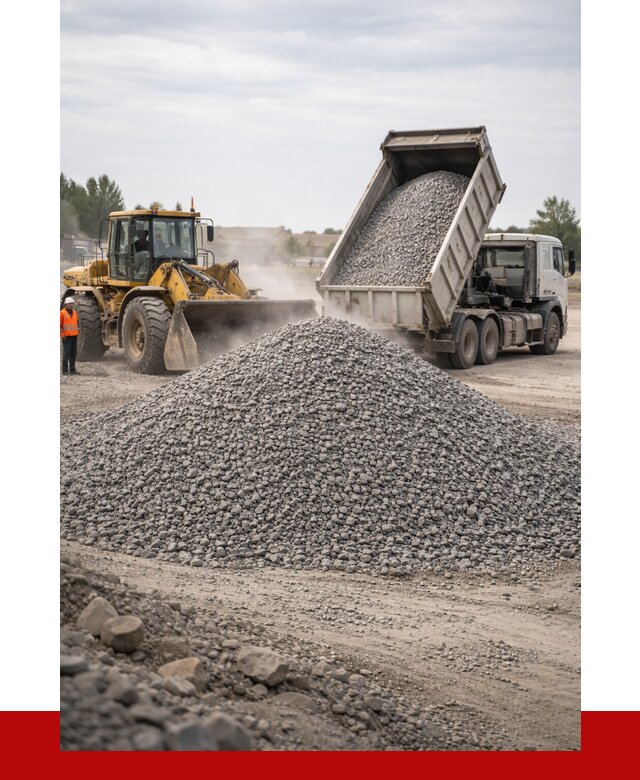 Купить щебень с доставкой в Лобне от 2582 руб. | ПРОНЕРУДЛбн