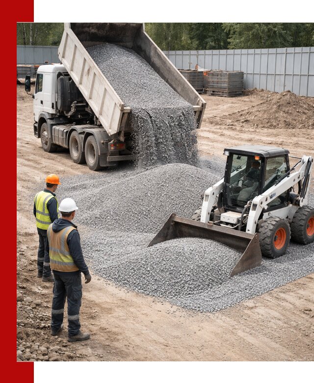 Доставка и продажа гранитного щебня фракции 0-5 в Лобне