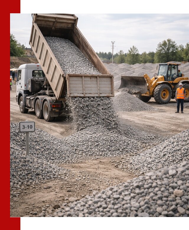 Гранитный щебень фракции 3–10: доставка и продажа в Лобне