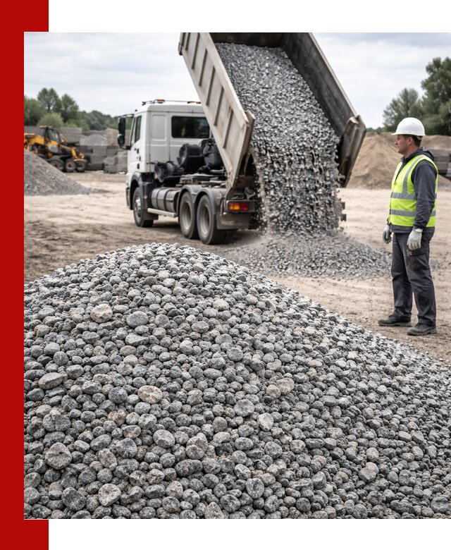 Доставка и продажа гранитного щебня фракции 5-20 в Лобне