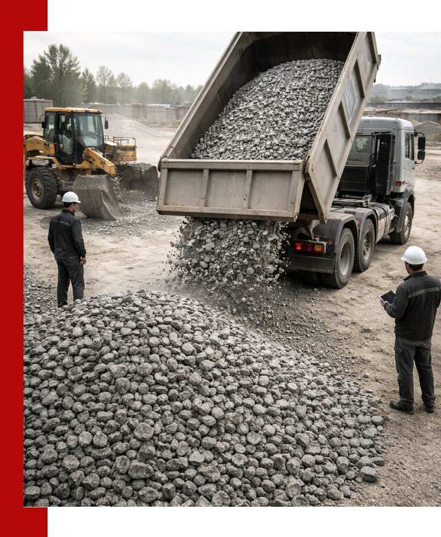 Доставка гранитного щебня фракции 20-40 в Лобне