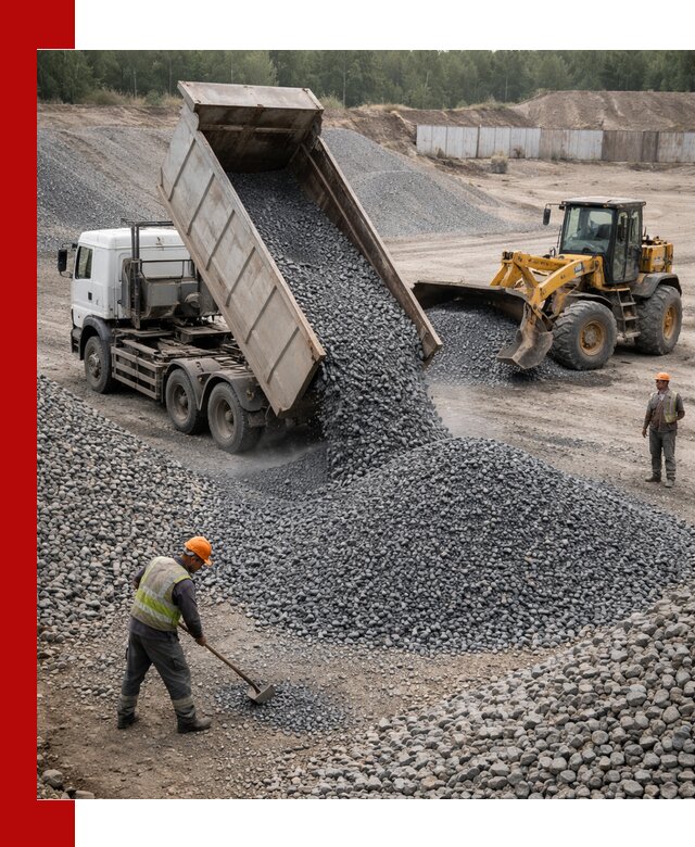 Щебень габбро-диабаз фр. 5-20 с доставкой в Лобне