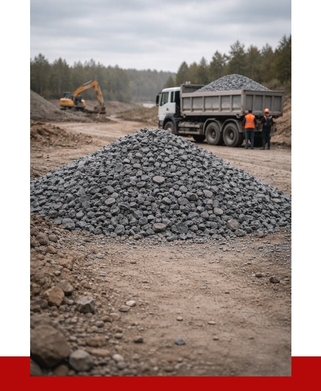 Щебень габбро диабаз фракция 40-70 в Лобне от 2272 р-ПРОНЕРУДЛбн