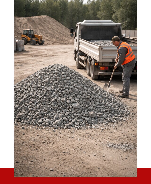 Гравийный щебень фракция 5-10 в Лобне от 2272 р. | ПРОНЕРУДЛбн