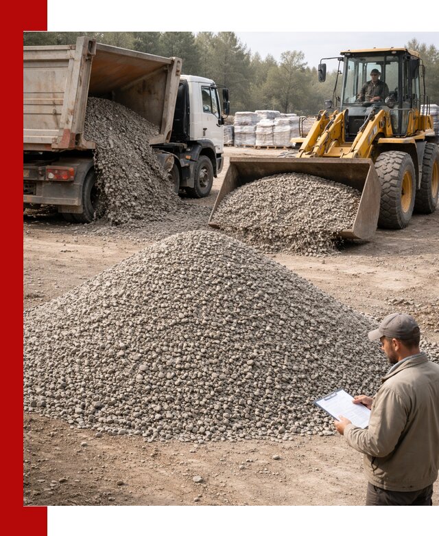 Гравийный щебень фракция 5–10 с доставкой в Лобне