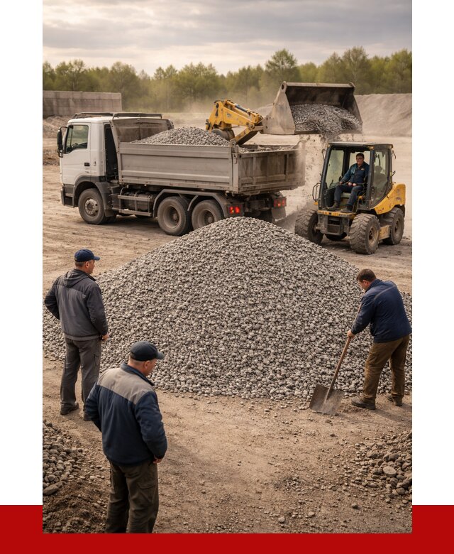 Гравийный щебень фракция 5-20 в Лобне от 2478 р. ПРОНЕРУДЛбн