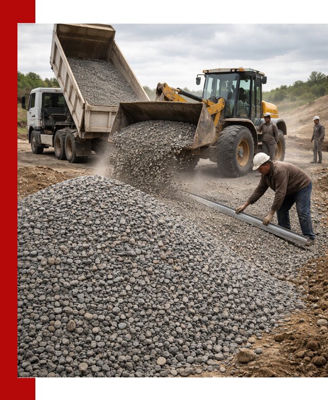 Гравийный щебень фракция 5-20 с доставкой в Лобне