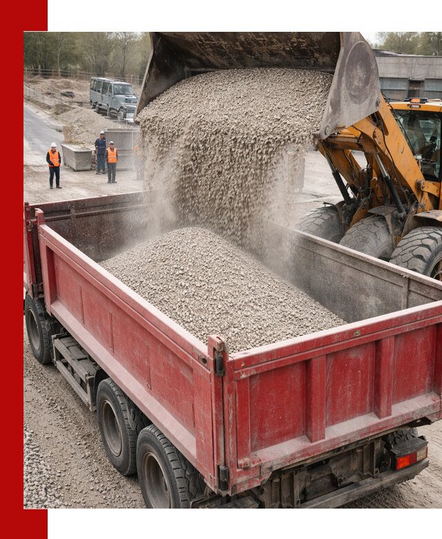 Купить известняковый щебень фракции 0-5 с доставкой в Лобне