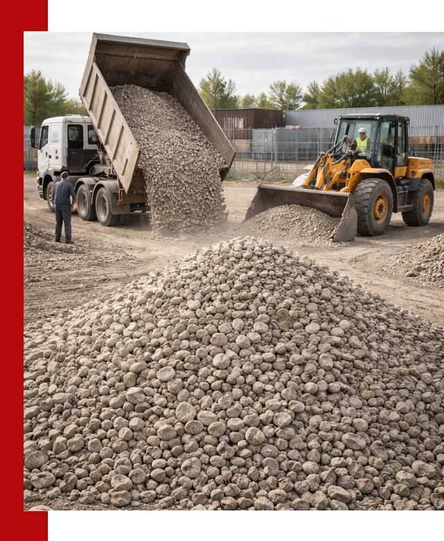 Доломитовый щебень фракции 20–41 с доставкой в Лобне