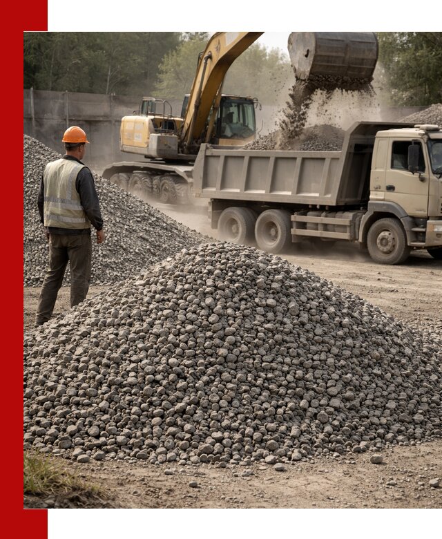 Шлаковый щебень фракция 5-20 с доставкой в Лобне