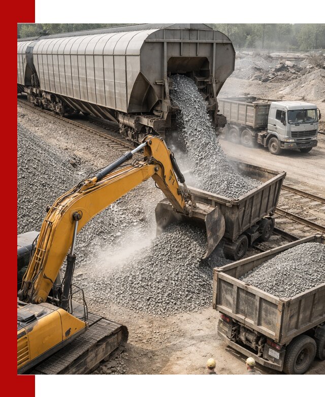 Доставка железнодорожного щебня в Лобне крупными партиями быстрого отгруза