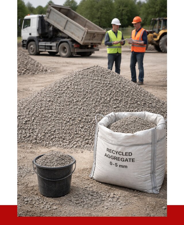 Вторичный щебень фракция 0-5 в Лобне от 1652 р. ПРОНЕРУДЛбн