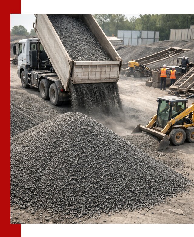 Вторичный щебень фракция 0–5 с доставкой в Лобне