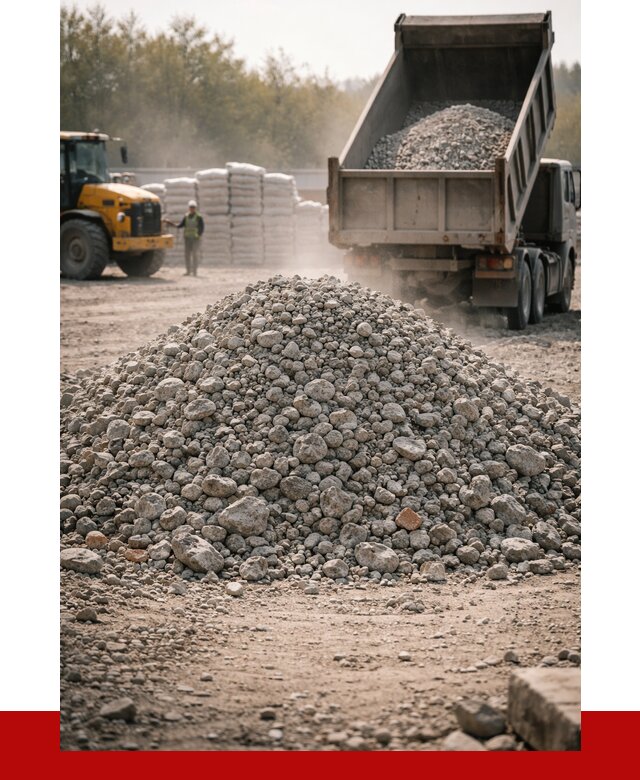 Вторичный щебень фракция 70-150 в Лобне от 1446 р. | ПРОНЕРУДЛбн