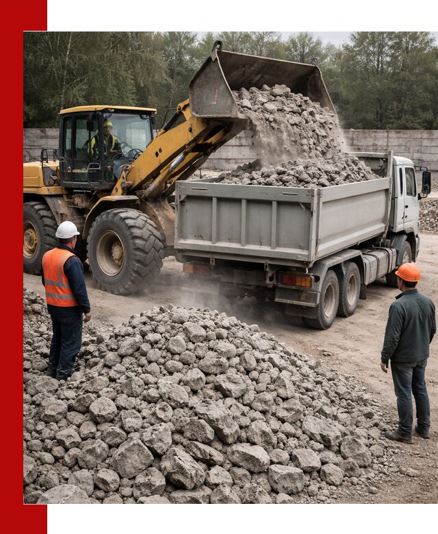 Вторичный щебень фракция 70–150 в Лобне с доставкой