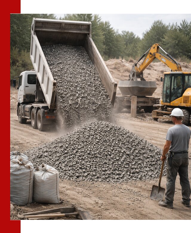 Доставка и продажа бетонного щебня в Лобне