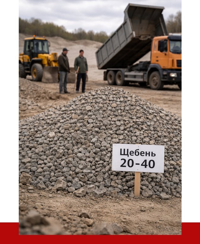 Бетонный щебень фракция 20-40 в Лобне от 2530 р. | ПРОНЕРУДЛбн