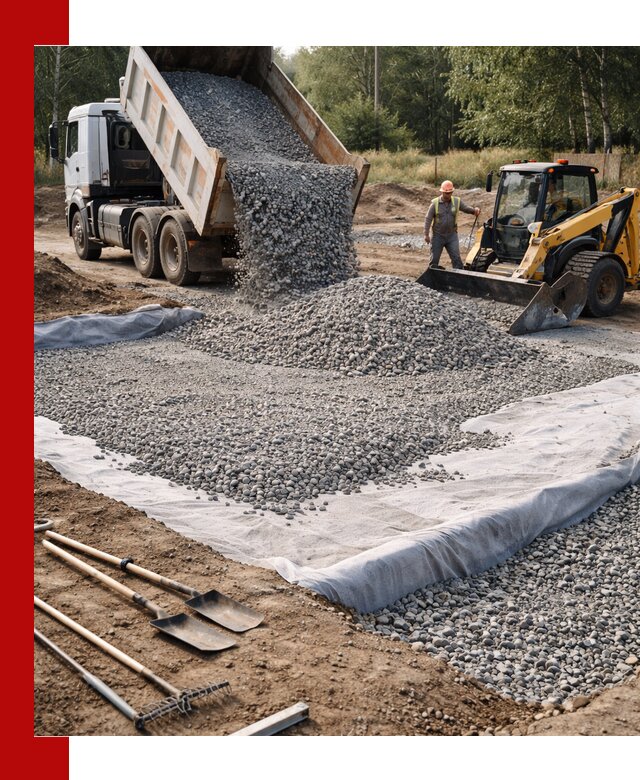 Щебень для фундамента с доставкой в Лобне