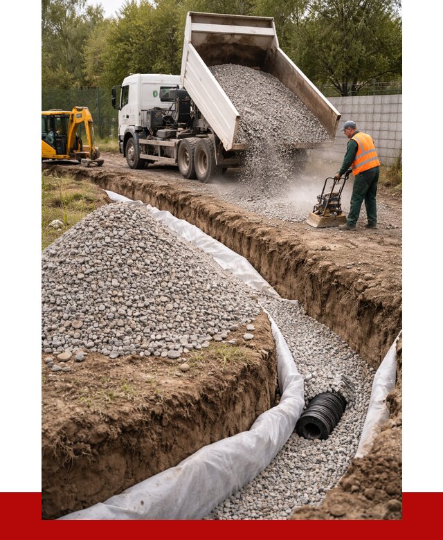 Щебень для дренажа в Лобне от 1910 р., ПРОНЕРУДЛбн доставка