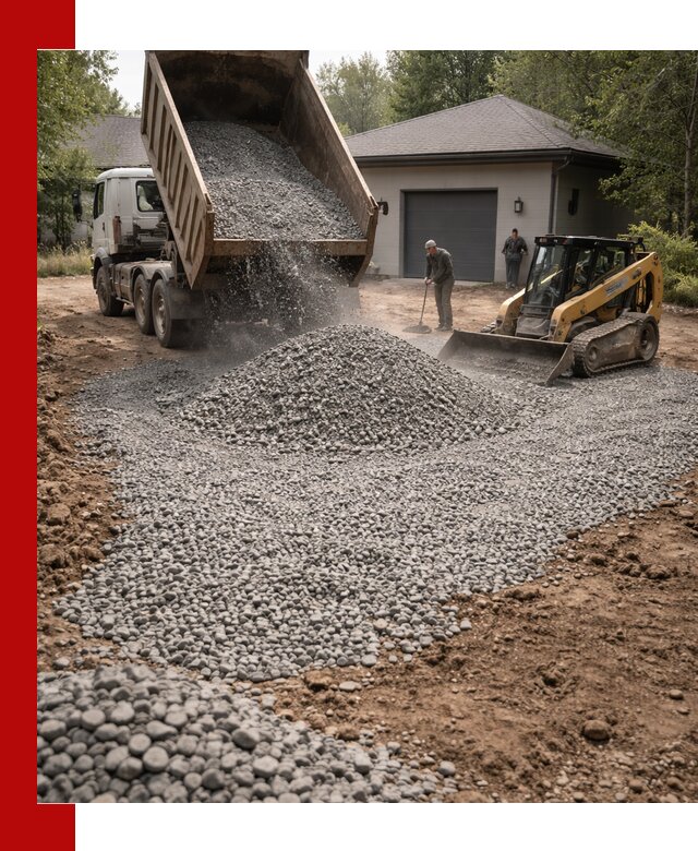 Щебень для парковки в Лобне: доставка и укладка качественного материала