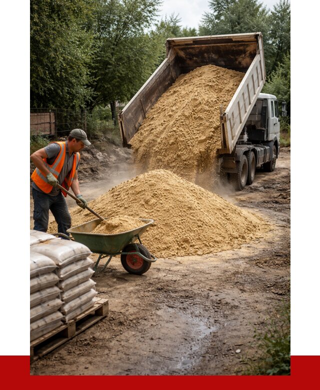 Купить песок с доставкой в Лобне от 1859 р. | ПРОНЕРУДЛбн