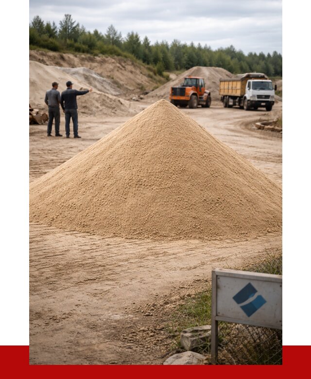 Карьерный песок навалом в Лобне от 1859 р. | ПРОНЕРУДЛбн