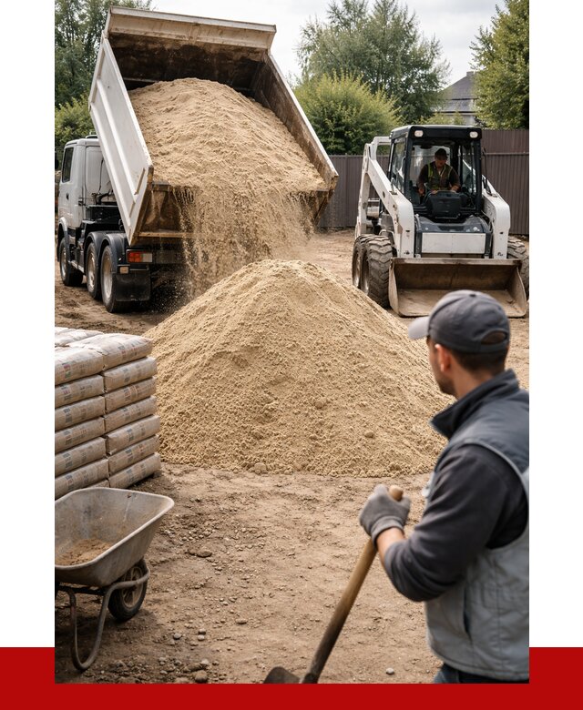 Мытый речной песок с доставкой в Лобне от 1497 р. | ПРОНЕРУДЛбн