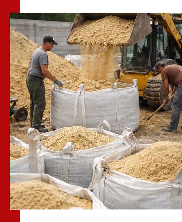 Поставка качественного песка для кладки в Лобне