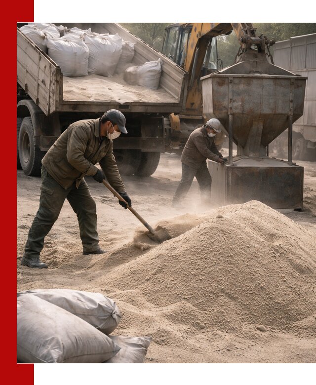 Кварцевый песок для пескоструя в Лобне — доставка и качество