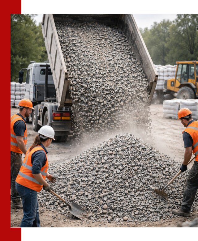 Доставка гравия и камня в Лобне оптом и в розницу