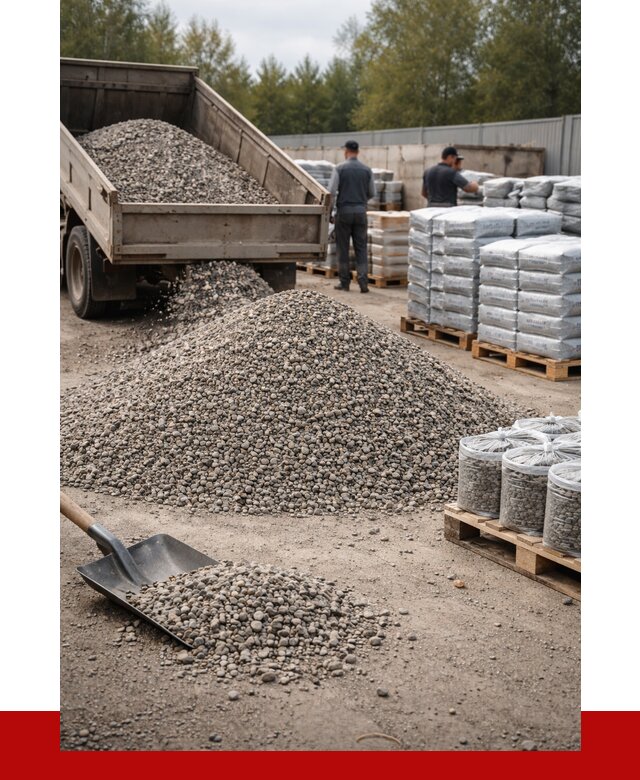 Гравий фракция 5-20 в Лобне купить от 2375 р. ПРОНЕРУДЛбн