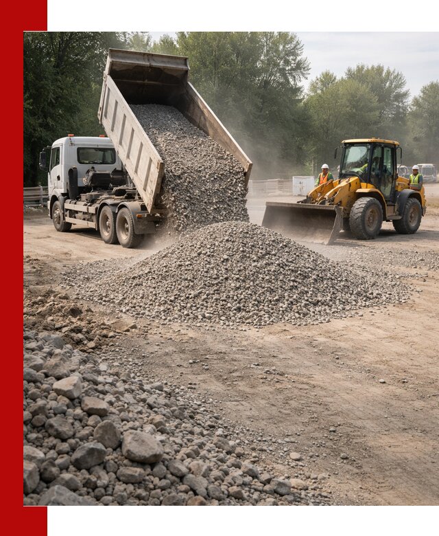Гравий фракция 5–20 доставка в Лобне оптом и в розницу