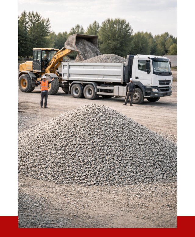 Купить мытый гравий в Лобне от 3614 р, доставка ПРОНЕРУДЛбн