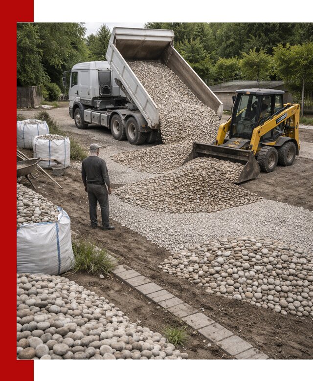 Доставка морской гальки оптом и в розницу в Лобне