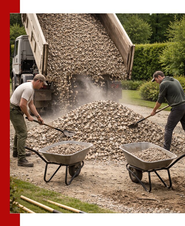 Доставка и продажа декоративной гальки в Лобне