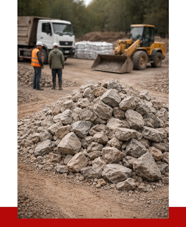 Купить бутовый камень с доставкой в Лобне от 2375 р. | ПРОНЕРУДЛбн