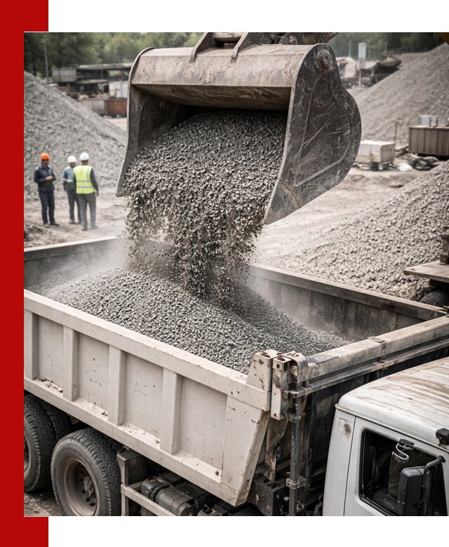 Отсев и крошка для строительства и дорожных работ в Лобне