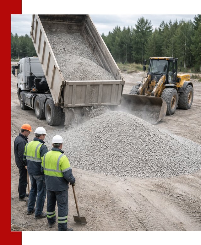 Известняковый отсев 0-5 доставка в Лобне быстро и выгодно