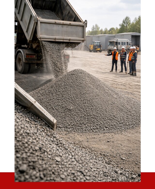 Гравийный отсев 0-5 в Лобне от 1239 р. с доставкой | ПРОНЕРУДЛбн