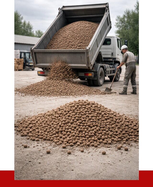 Керамзит с доставкой в Лобне от 4337 р. за м3 | ПРОНЕРУДЛбн
