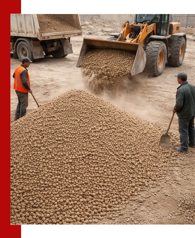 Керамзит фракция 10-20 с доставкой в Лобне