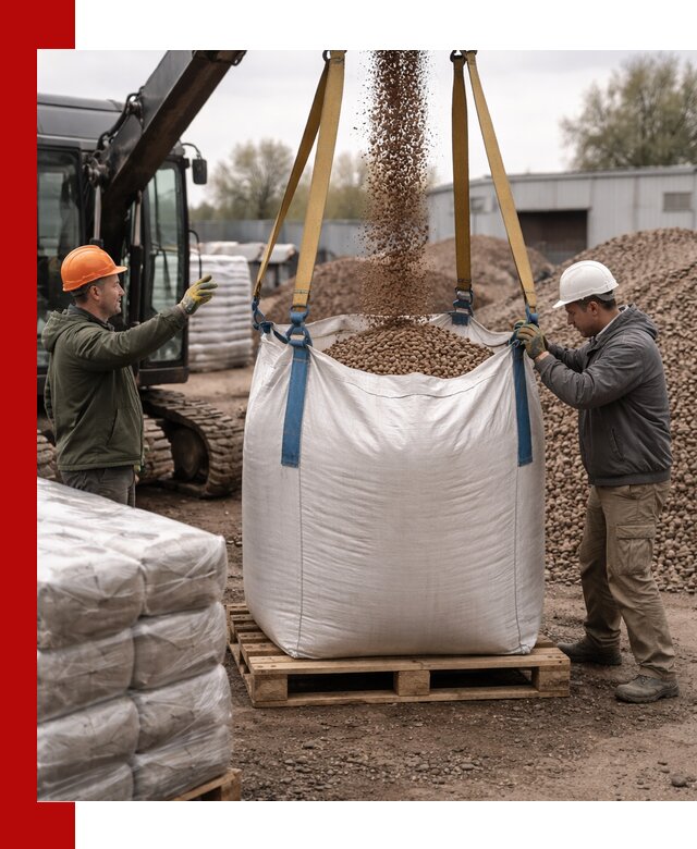 Керамзит в биг-бегах с доставкой в Лобне