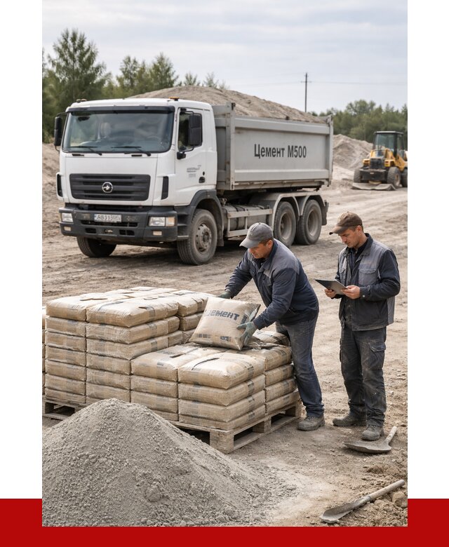 Купить цемент м500 с доставкой в Лобне от 5370 р. | ПРОНЕРУДЛбн