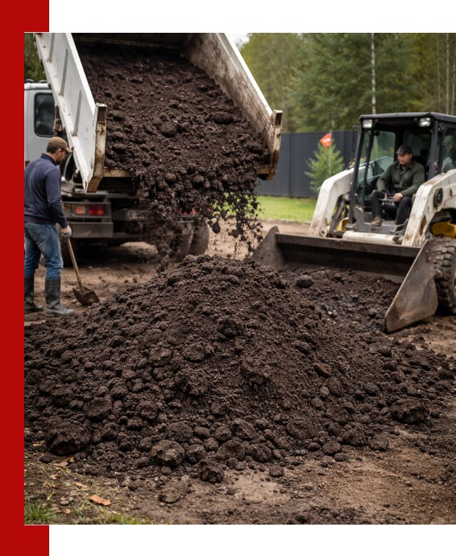 Плодородный грунт с доставкой в Лобне для садов и огородов