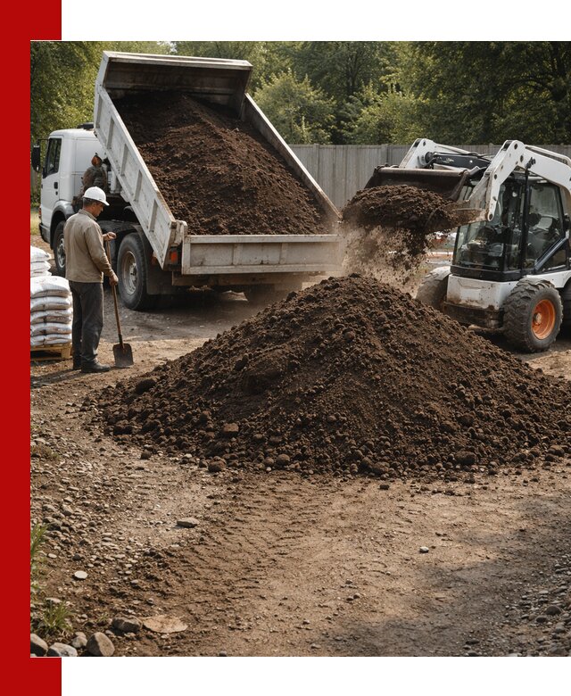 Доставка растительного грунта в Лобне от производителя оптом и в розницу