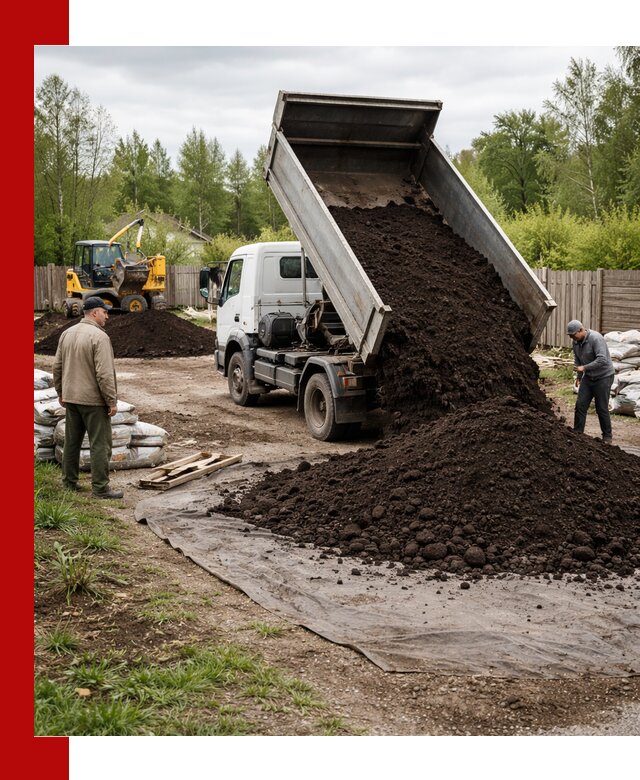 Доставка качественного почвогрунта в Лобне оптом и в розницу
