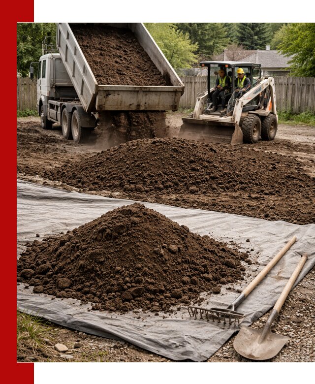 Грунт для отсыпки участка с доставкой в Лобне