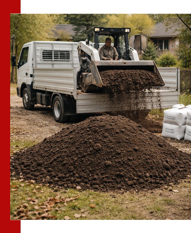 Доставка садовой земли в больших объёмах в Лобне