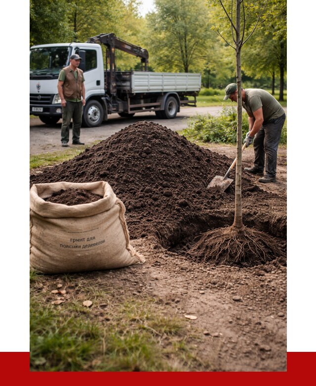 Грунт для посадки деревьев в Лобне от 1239 р. | ПРОНЕРУДЛбн