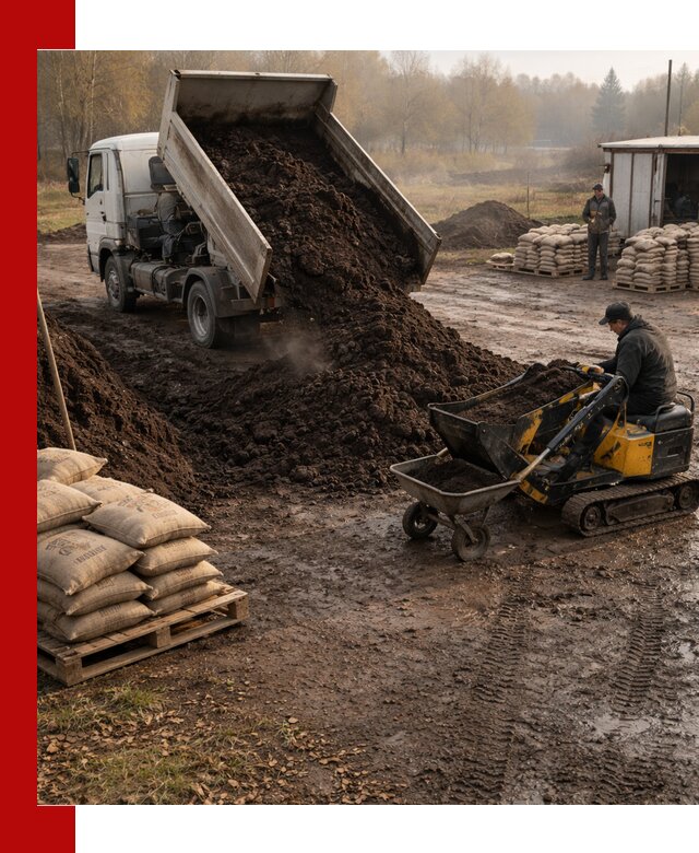 Кислый торф в доставке по выгодным ценам в Лобне